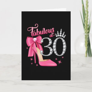 **30th** YOU WILL HAVE A FABULOUS BIRTHDAY Card