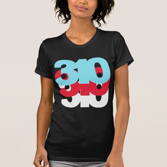 310 Area Code T-Shirt (Front)