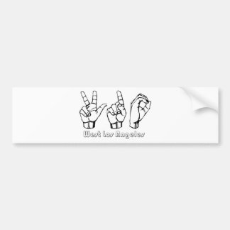 310- - West Los Angeles Bumper Sticker