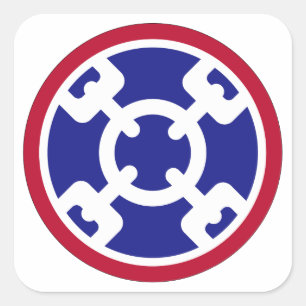 310th Sustainment Command Square Sticker