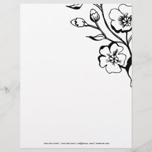 311-311-Lush Black & White Letterhead
