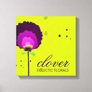 311 Alluring Allium Neon Canvas Print