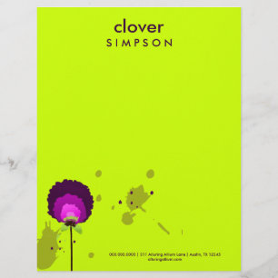 311-Alluring Allium Neon Letterhead