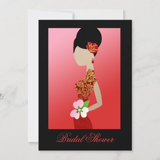 311 Asian Bride Invitation (Front)