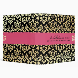 311 Belladonna Damask Pink Binder