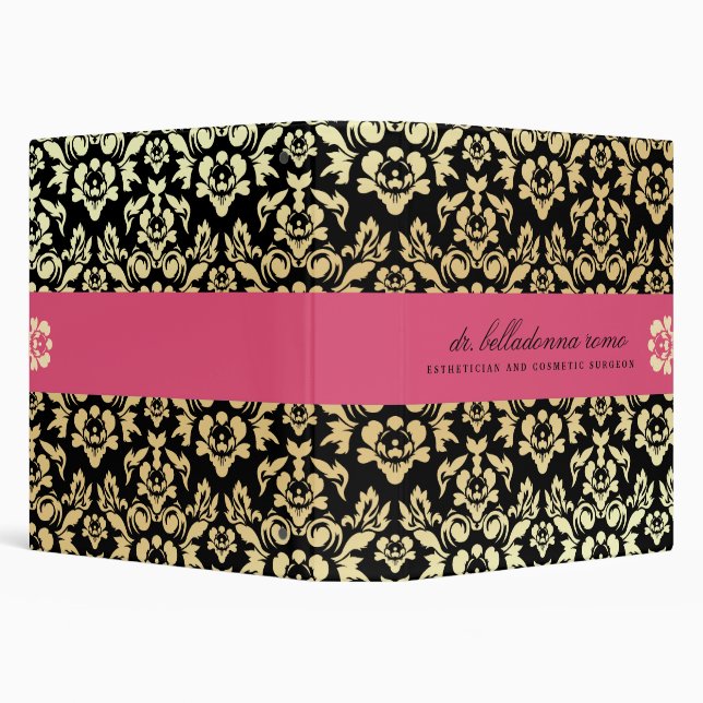 311 Belladonna Damask Pink Binder (Background)