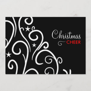 311-Black and White Christmas Invite