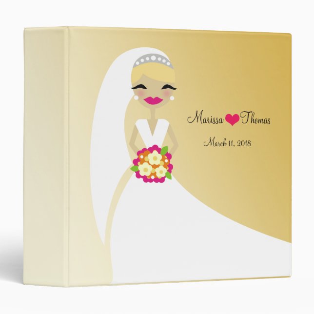 311-Blonde Bride Golden Binder (Front/Spine)