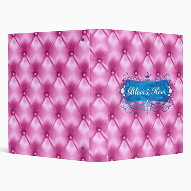311 Blue Bliss Pink Tuft Binder (Background)