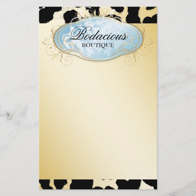 311 Bodacious Boutique Blue Leopard Flyer (Front)
