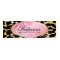 311 Bodacious Boutique Golden Leopard Hang Tag