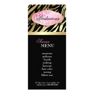 311 Bodacious Boutique Zebra Loyalty Card