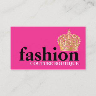 311 Bold Fashion Boutique Tiara Business Card