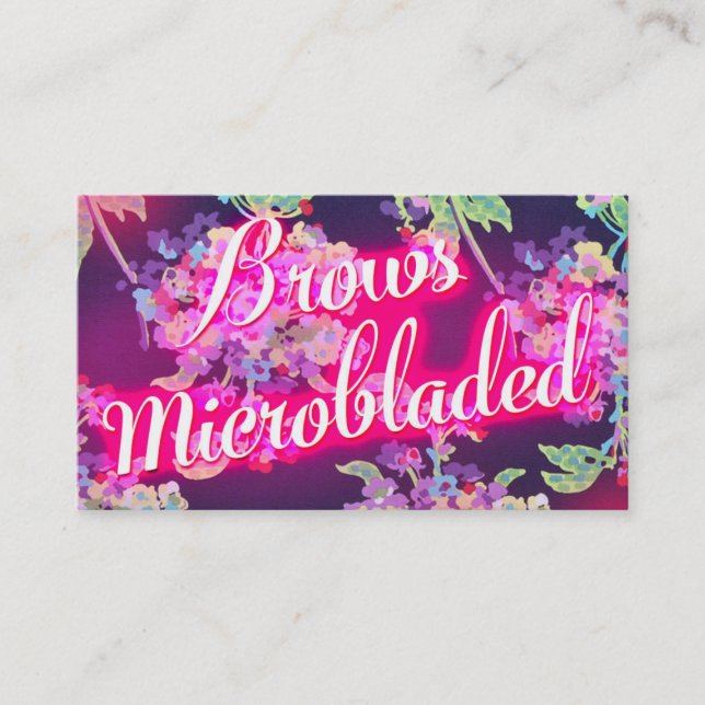 311 Brows Microbladed Speak Carte de visite (Devant)