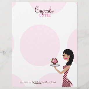 311 Candie the Cupcake Cutie Wavy Black/Brunette Letterhead