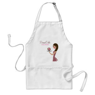 311 Carlie the Cupcake Cutie Brunette Apron