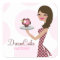 311 Carlie the Cupcake Cutie Brunette Sticker