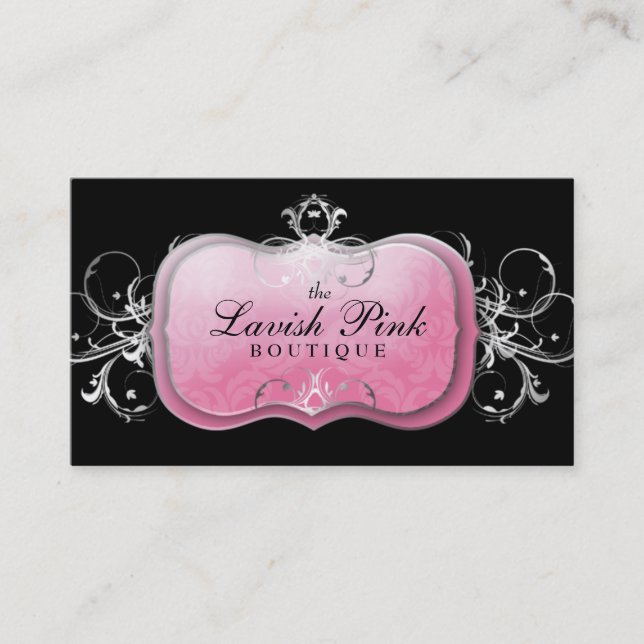 311 carte rose somptueuse de fidélité de l'argent (Devant)