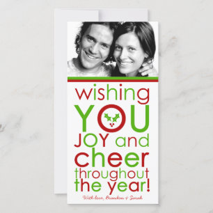 311-Cheer All Year! (with holly) Holiday Card