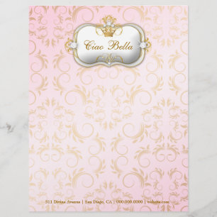 311-Ciao Bella Golden Divine Letterhead