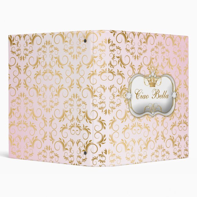 311 Ciao Bella Golden Divine Pink Binder (Background)