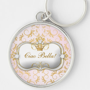 311 Ciao Bella Golden Divine Pink Keychain