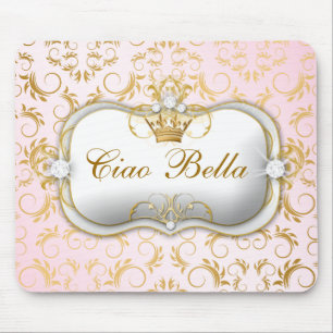 311 Ciao Bella Golden Divine Pink Mouse Pad