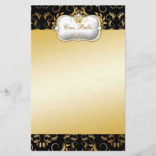 311 Ciao Bella Golden Divine Rich Stationery