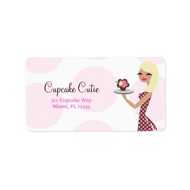 311-Cupcake Cutie - Light Wavy Blonde Label (Front)