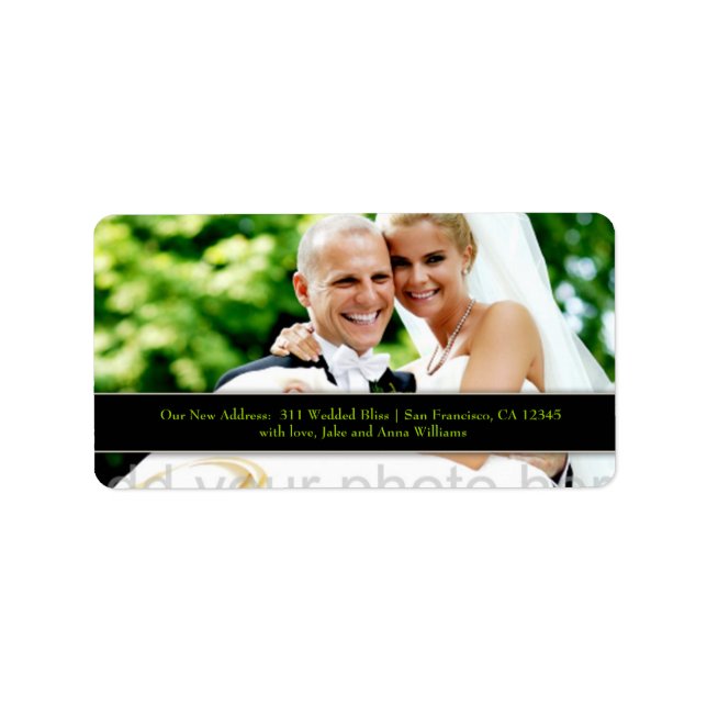 311 Customizable Newlywed Address Label (Front)