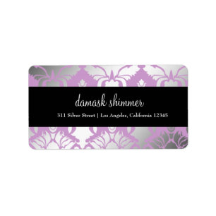 311-Damask Shimmer Purple Label