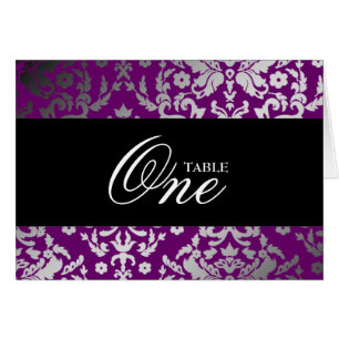 311-Dazzling Damask Extraordinary Purple Table car