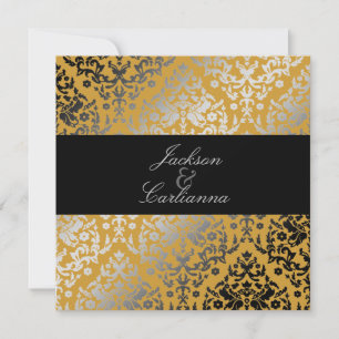 311-Dazzling Damask Lioness Invitation