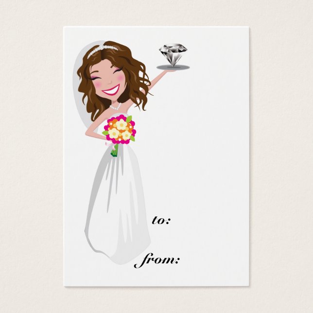 311 Dollface Bridal Diamond Tag (Front)