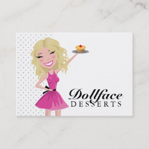 311 Dollface Desserts Blondie Lemon Tarte Business Card