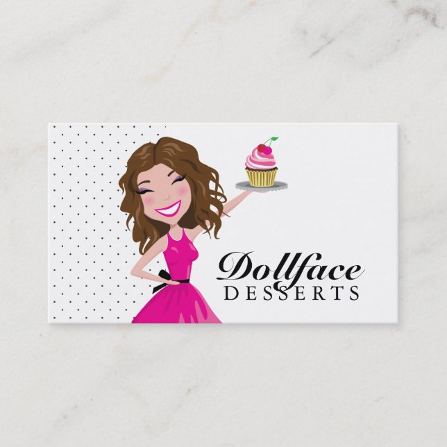 311 Dollface Desserts Brownie Business Card (Front)