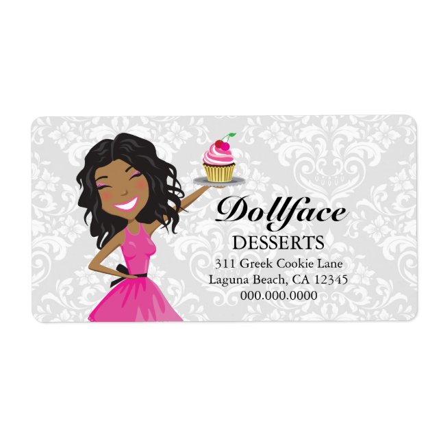 311 Dollface Desserts Hot rose Ebonie Damask (Devant)
