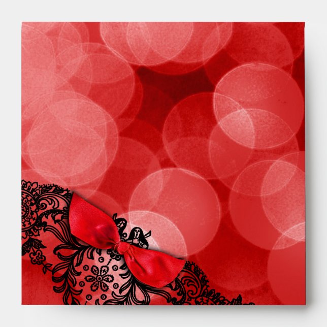 311 Dream in Leopard & Lace Red Envelope (Front)