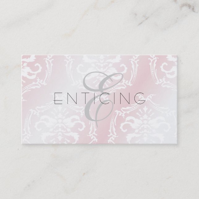 311 Enticingly Pink Business Card (Front)