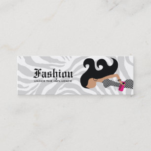311-Fashionista   Hangtag Mini Business Card