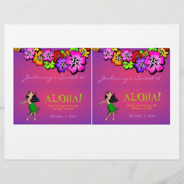 311-Flower Shower Candy Wrappers (Front)