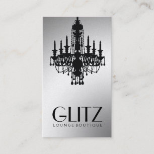 311 Glitz Boutique - Festive Gold Business Card
