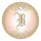 311 Gold Glitter Monogram Sticker