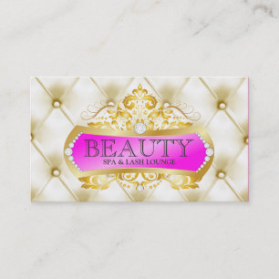 311 Golden Beauty Lounge Business Card
