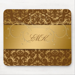 311-Golden diVine Chocolate Brown mousepad