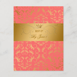 311-Golden diVine Mango RSVP Card