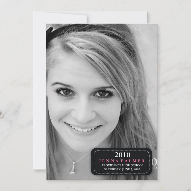 311-Graduation Announcement | Invitation (Front)