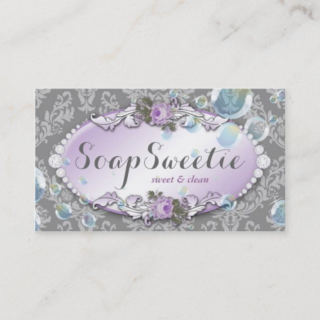 311 Handmade Soap & Bubbles Business Card (Front)