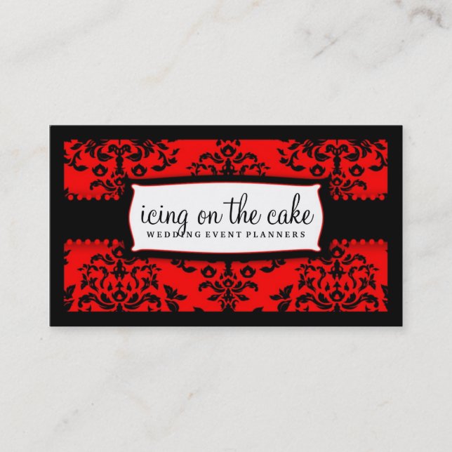 311 Icing on the Cake Cherry Frosting Business Card (Front)