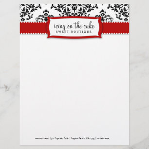 311 Icing on the Cake Cherry Letterhead